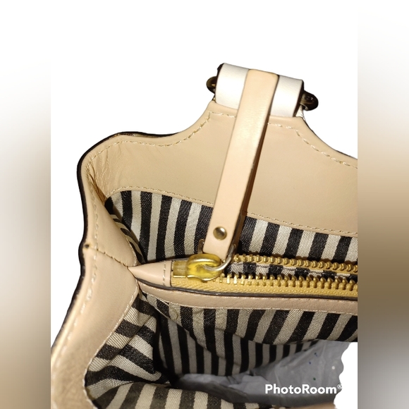 KATE SPADE AUTHENTIC IVORY LEATHER TOTE LNC - Picture 10 of 16